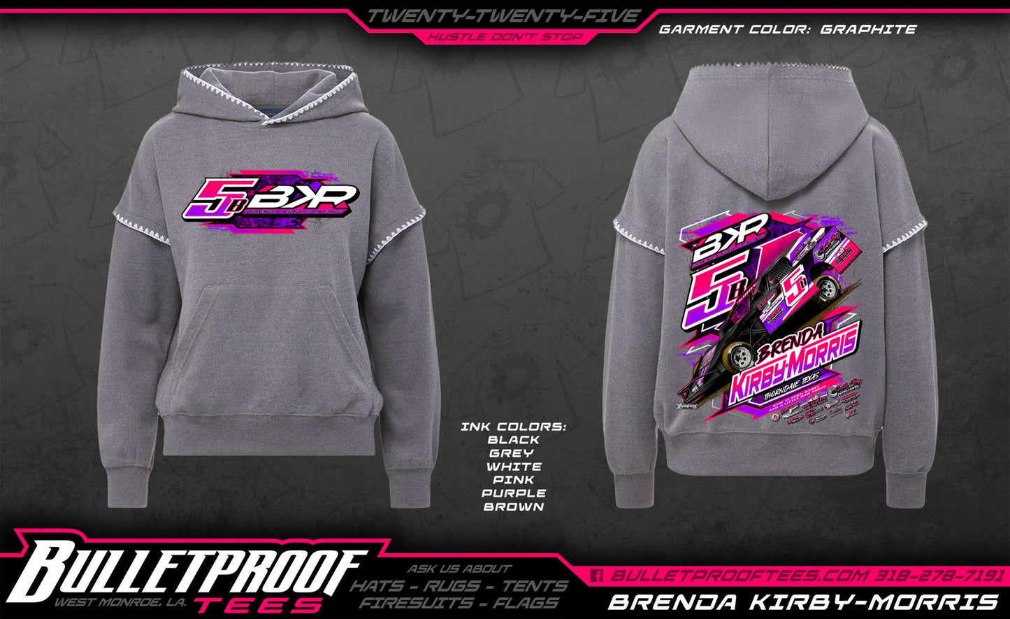 Pink and Purple Lady Hoodie